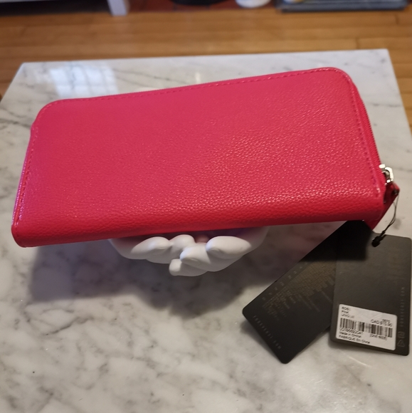 🆕Forever 21 Clutch Zip Wallet Pink - Picture 1 of 7